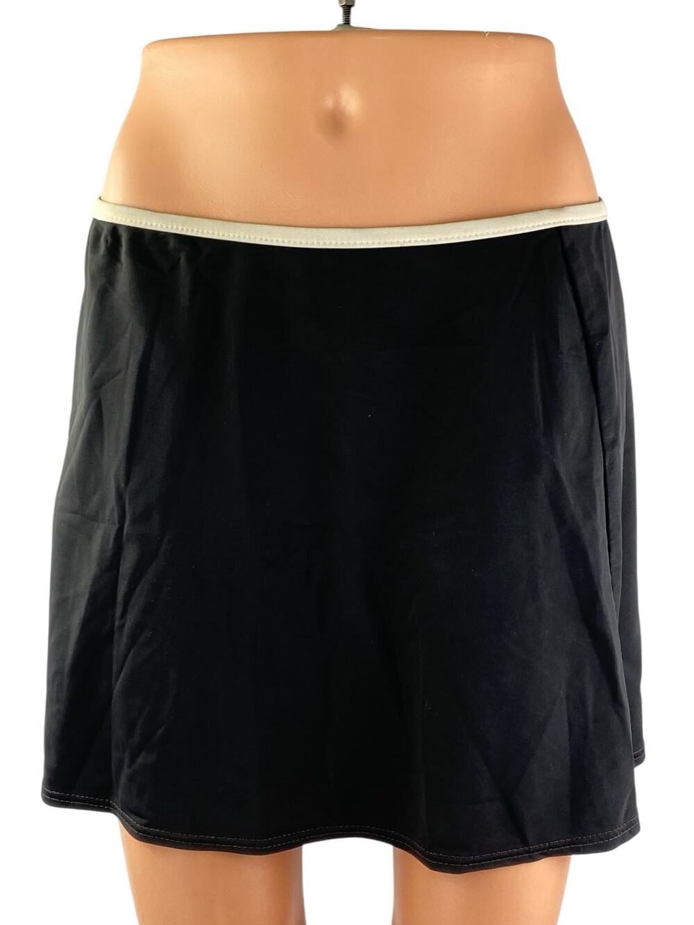 INC International Concepts Black Yoga Golf Tennis Activewear Mini A-Line Skirt S
